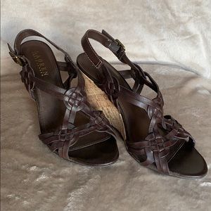 Delaney Wedge Sandal Lauren by Ralph Lauren